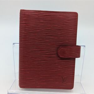Louis Vuitton Red Epi Agenda